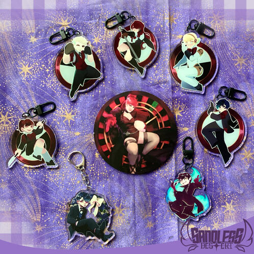 Persona Charms &amp; Coaster