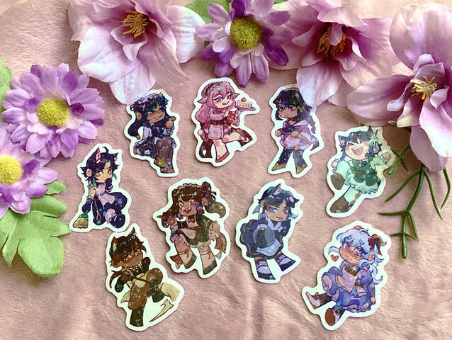 Genshin Impact Vinyl Stickers